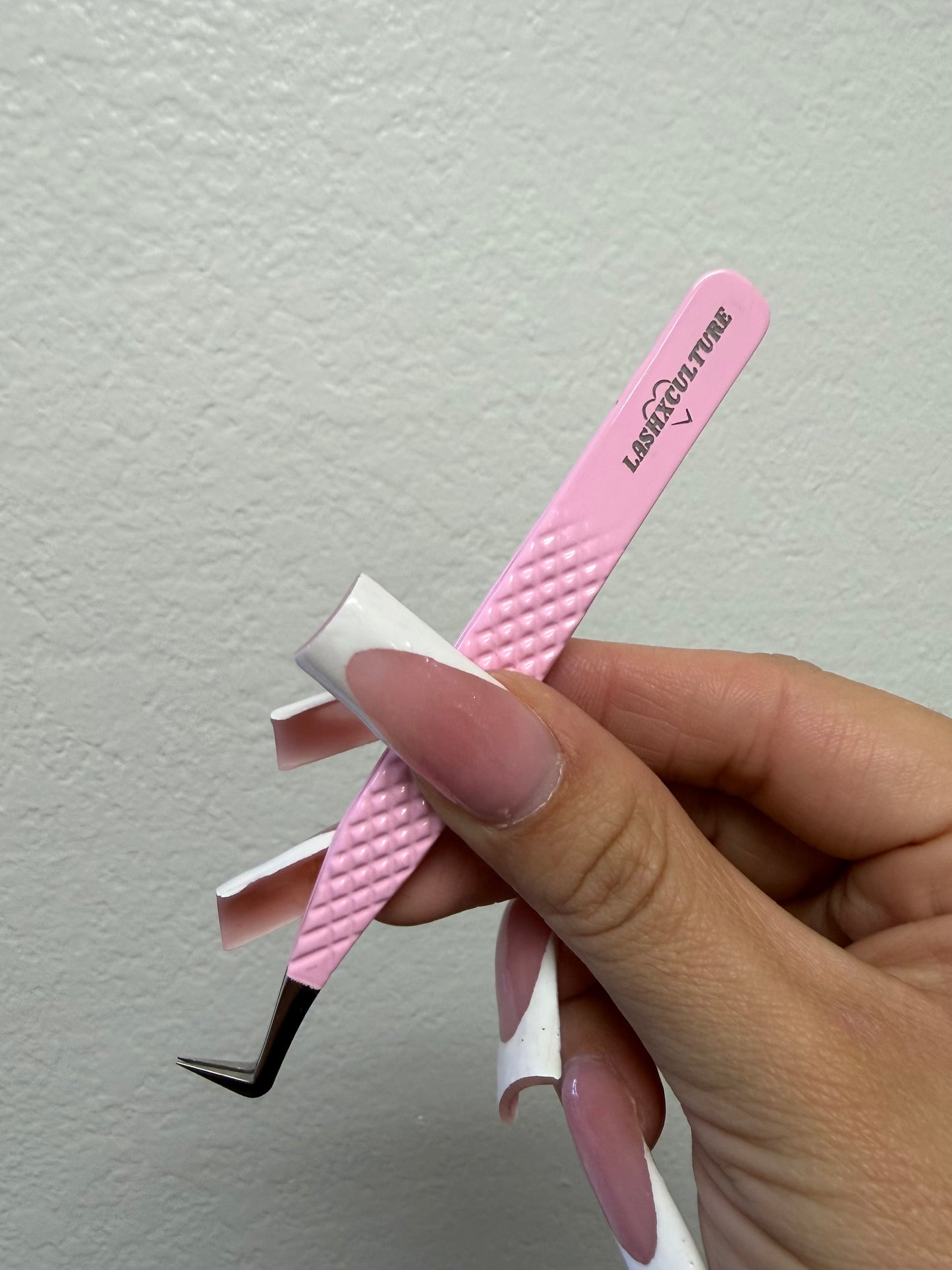 BabyPink Fiber Tip Volume Boot Tweezer