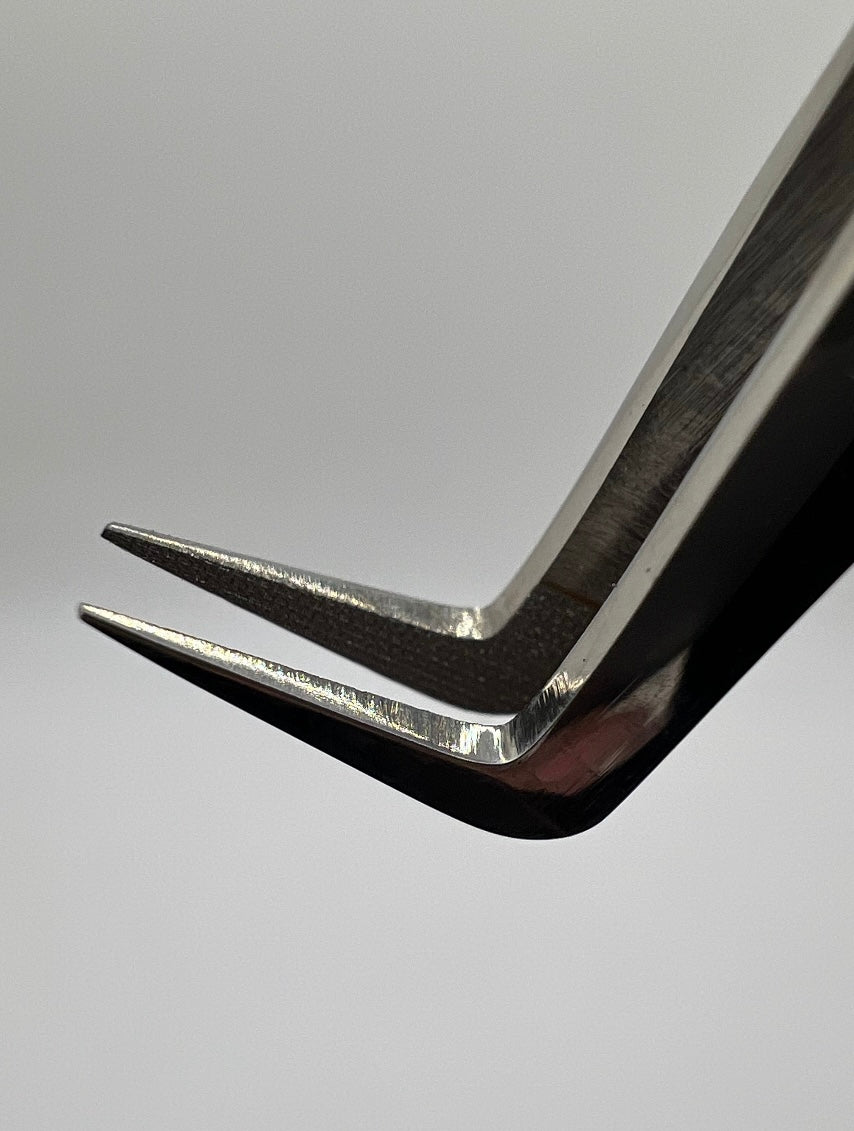 White fiber tip volume boot tweezer