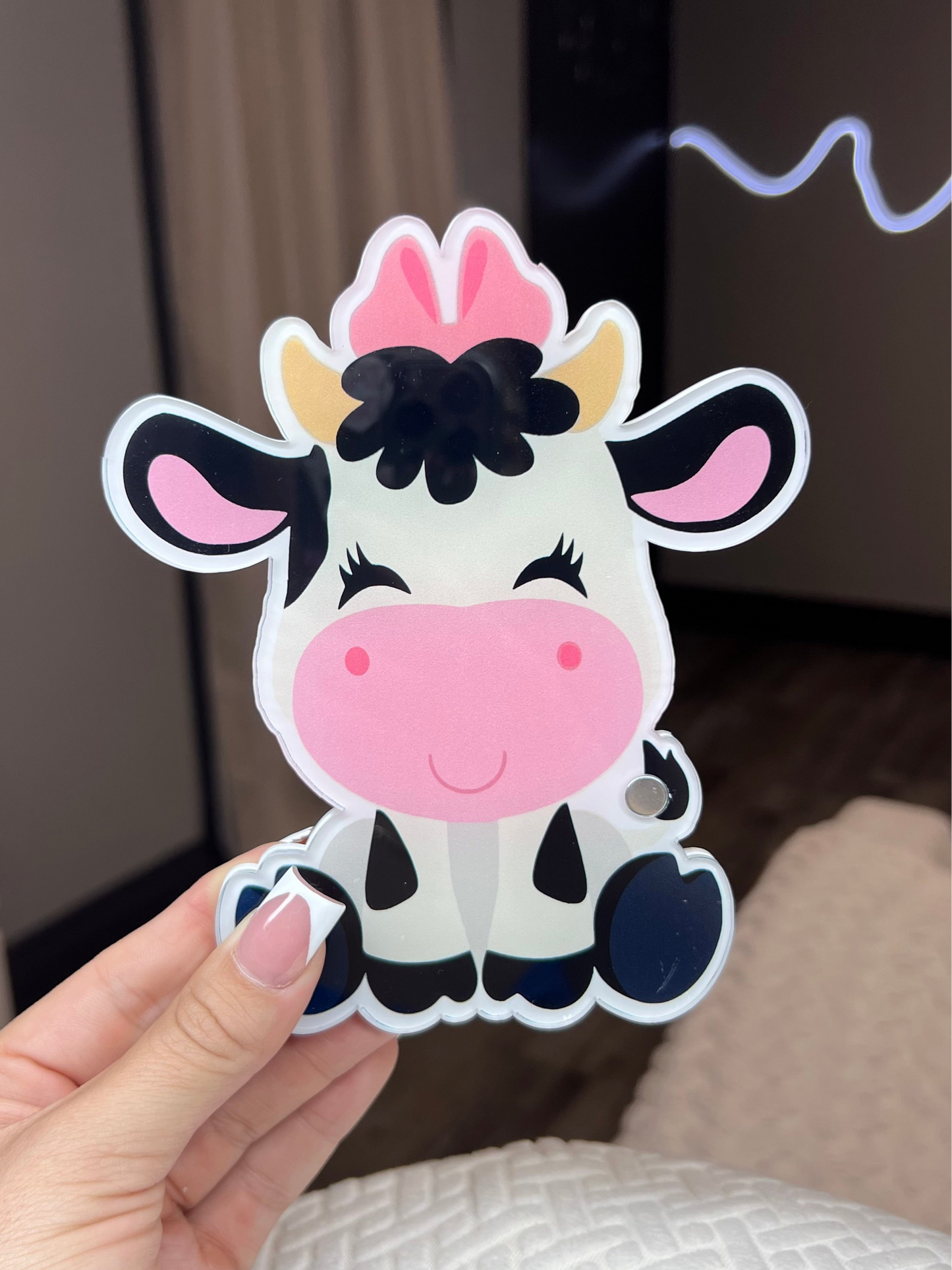 Coquette Cow Lash Tile