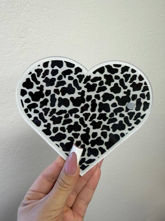 Cow Print Lash Tile