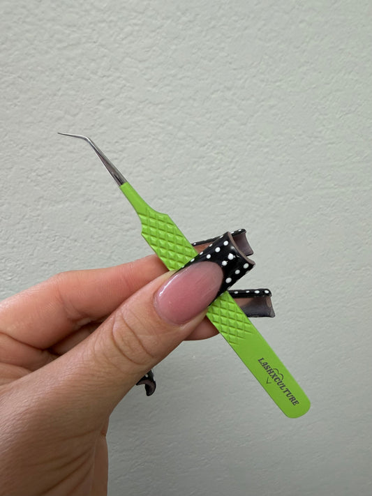 Green 45° isolation tweezer