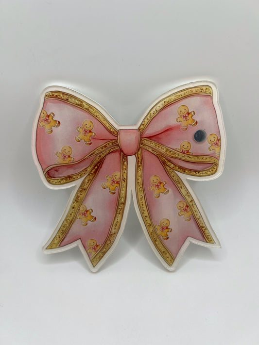 Gingerbread Bow Lash Tile