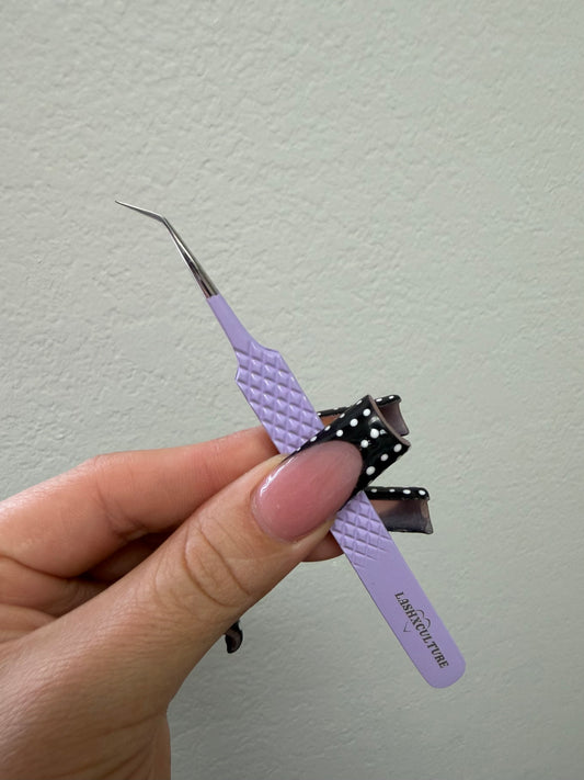 Lavender 45° isolation tweezer