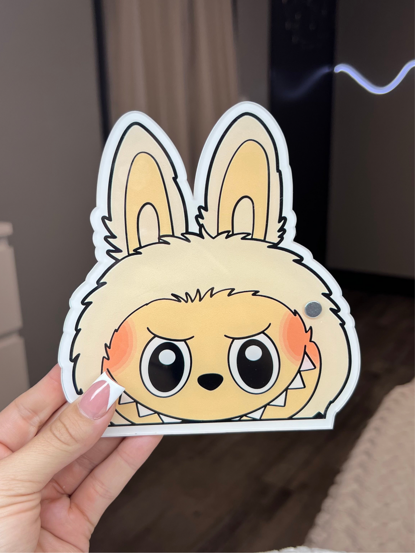 Cream Labubu Lash Tile