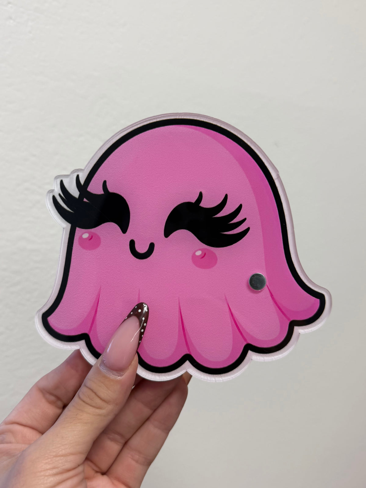 Pink ghost lash tile